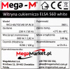 Witryna cukiernicza Mega-M ELSA S60 white
