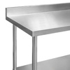 Stół ze stali nierdzewnej przyścienny z półką Mega-M STANDARD S-150 cm G-70 cm H-85 cm N