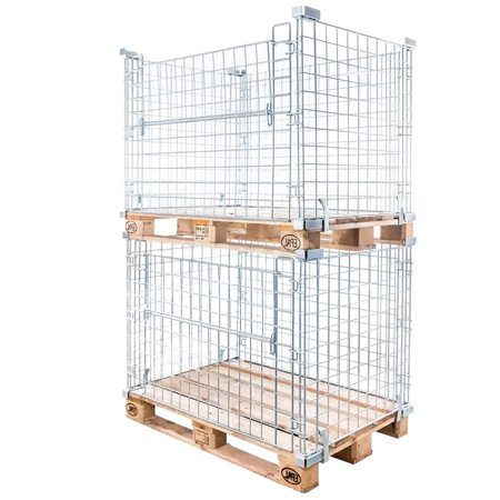 Półka do Gitterboxu nadstawki paletowej ocynk Mega-M 121x75 cm