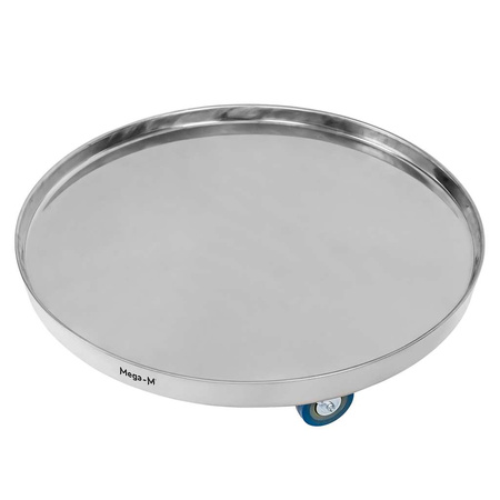 Podstawa jezdna pod garnki ze stali nierdzewnej Mega-M 62 cm