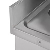 Zlew gastronomiczny spawany dwukomorowy z szafką Mega-M 100x60x85 cm stal nierdzewna