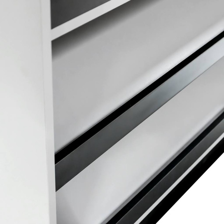 Lada sklepowa sprzedażowa impulsowa Mega-M H-90 cm L-120 cm G-60 cm jasny szary