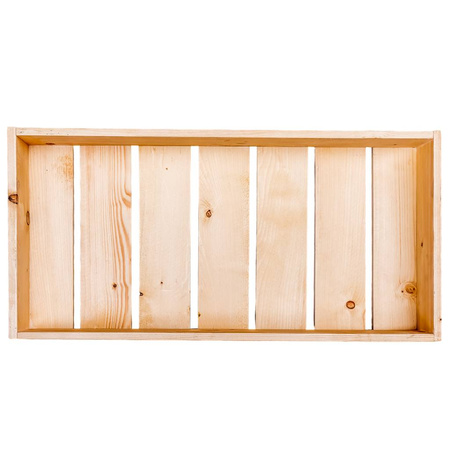 Skrzynka drewniana na wino Mega-M L-78 cm G-38 cm H-10 cm