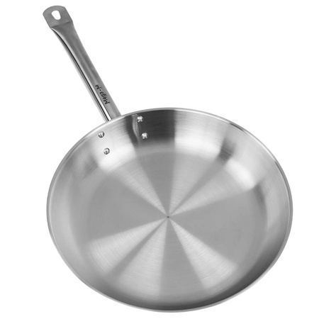 Patelnia ze stali nierdzewnej Mega-M ⌀28 cm