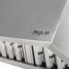 Okap gastronomiczny skrzyniowy ze stali nierdzewnej Mega-M S-150 cm G-70 cm H-50 cm N