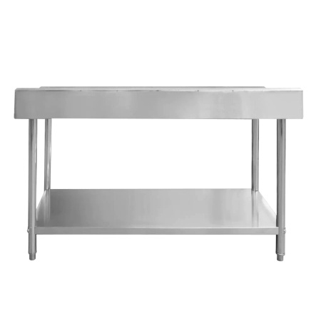 Stół ze stali nierdzewnej przyścienny z półką Mega-M STANDARD S-160 cm G-60 cm H-85 cm N