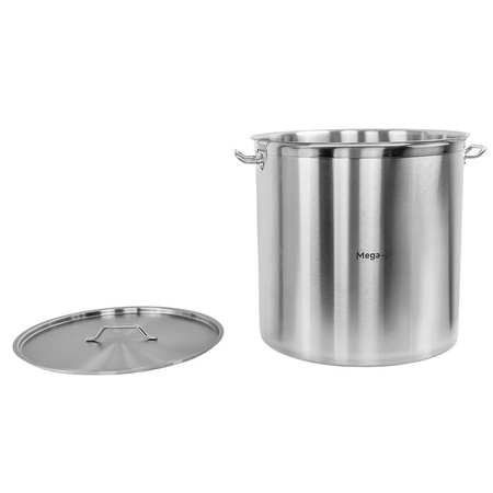 Garnek gastronomiczny wysoki z pokrywką Mega-M PRO 143l śr. 55 cm x h 60 cm N