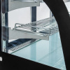 Witryna chłodnicza nastawna Mega-M CLARA MINI S90  S-90 cm G-53 cm H-69 cm inox N
