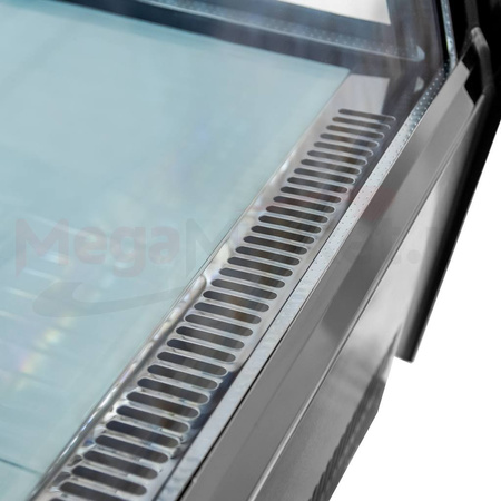 Witryna chłodnicza nastawna Mega-M CLARA MINI S66 S-66 cm G-69 cm inox N