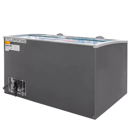 Zamrażarka skrzyniowa przeszklona 386 L Mega-M OZI i145 NoFrost