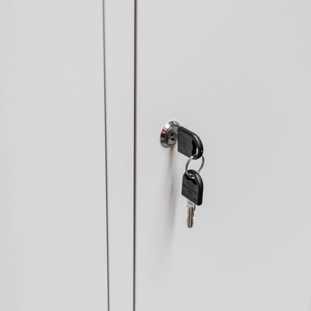 Szafka BHP ubraniowa Mega-M pracownicza 3-drzwiowa S-90 cm