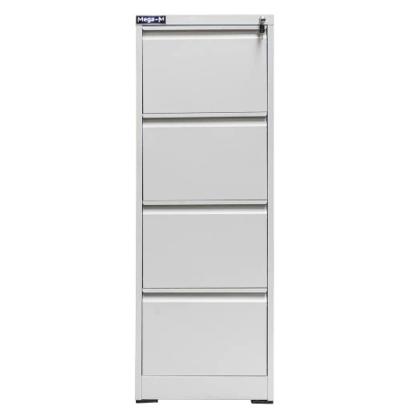 Szafka metalowa na dokumenty Mega-M 4 szuflady kartotekowa S-45 cm