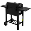 Grill ogrodowy węglowy Mega-M 2x stolik boczny 42x30 N
