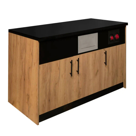Szafka pod ekspres do kawy Mega-M moduł H-92 cm L-154 cm G-60 cm dąb kraft N