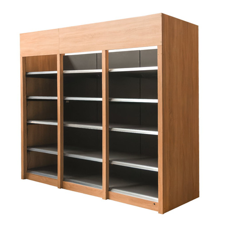 Regał na alkohol Mega-M H-241 cm L-308 cm G-72 cm dąb sonoma