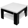 Stolik biurowy Mega-M 60x60x50 cm biel alpejska/czarny