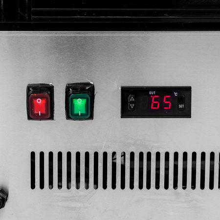 Witryna grzewcza nastawna Mega-M ELSA MINI S90 Inox