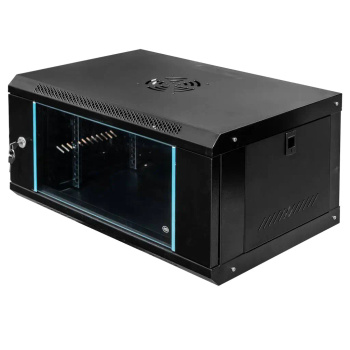 Szafa Rack Mega-M 19" 6U 300x600x400 wisząca czarny N