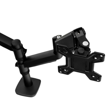 Uchwyt na monitor do biurka FURVERO HK002 22-32" 2 regulowane ramiona sprężyna gazowa czarny