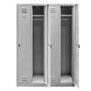 Szafka ubraniowa BHP Mega-M J-120 4 drzwiowa szara S-120 cm G-50 cm H-180 cm skręcana N