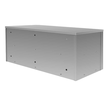 Szafka wisząca ze stali nierdzewnej z drzwiami przesuwnymi Mega-M S-120 cm G-40 cm H-60 cm N