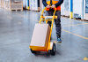 Wózek magazynowy młynarka Mega-M 2w1 transportowy żółty 250 kg karton N