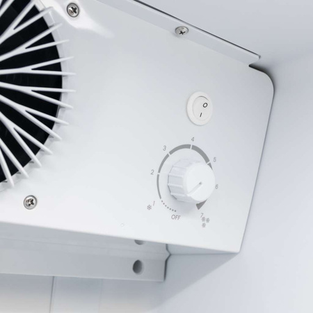 Witryna chłodnicza 1-drzwiowa 240L Mega-M DIEGO i54 White oświetlenie LED