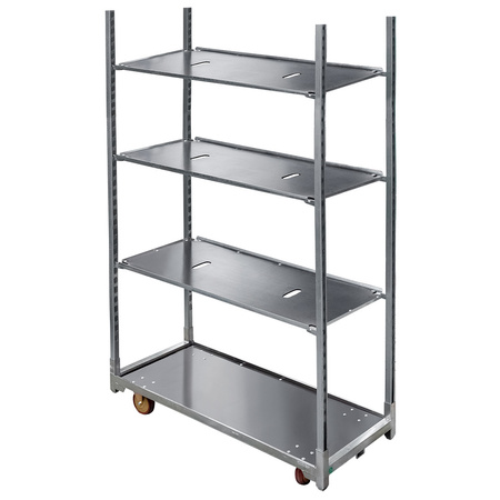 Wózek duński na kwiaty Mega-M baza+3 półki