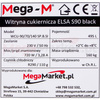 Witryna cukiernicza Mega-M ELSA S90 black
