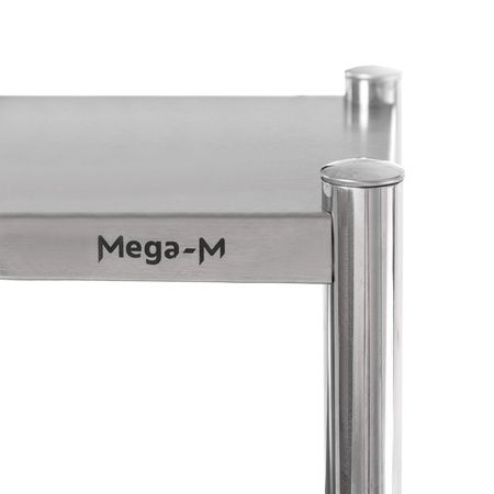 Nadstawka na stół gastronomiczny Mega-M 150x30x60(H) MM-C102606 stal nierdzewna