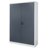 Szafa metalowa na dokumenty Mega-M J-120 szara/ grafitowy front S-120 cm G-40 cm H-185 cm skręcana N