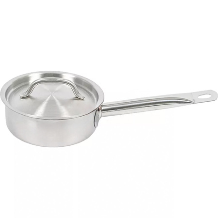 Rondel z pokrywką ze stali nierdzewnej Mega-M 0,8L 14x5,5 cm