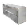 Szafka wisząca ze stali nierdzewnej otwarta Mega-M S-150 cm G-40 cm H-60 cm N