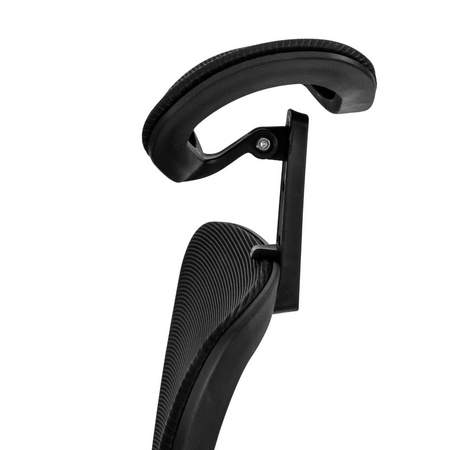 Fotel biurowy obrotowy FURVERO Norma BP/A1D/L1D/H1D czarny spełnia wymogi BHP