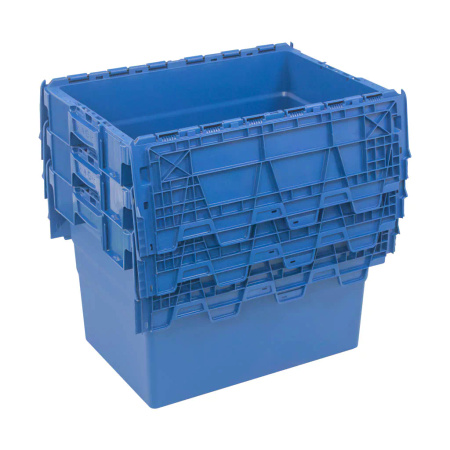 Pojemnik transportowy Mega-M zamykany S-60 cm G-40 cm H-41,6 cm plastikowy niebieski (SPK416) N