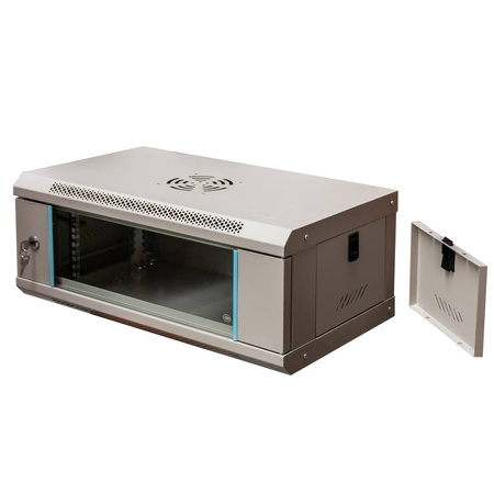 Szafa Rack 19" 4U serwerowa na elektronikę Mega-M wisząca 60x35x24 cm szara
