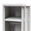 Szafka ubraniowa BHP Mega-M J-40 1 drzwiowa szara S-36 cm G-50 cm H-180 cm skręcana N