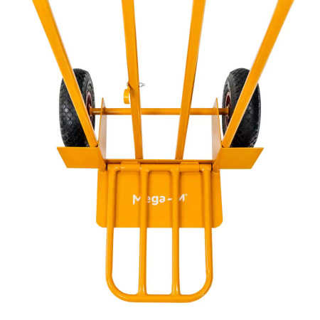 Wózek młynarka wklęsły z rozkładną platformą Mega-M (MTP003451) 200kg żółty karton N