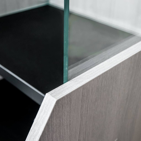 Stanowisko do hot-dogów Mega-M H-134 cm L-70 cm G-80 cm wiąz liberty