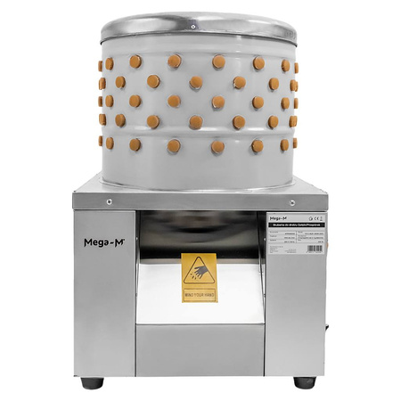 Skubarka do drobiu gołębi i przepiórek Mega-M CH 3-4G/P bęben 40 cm 2-4 przepiórki lub 2-3 gołębie/min 200 W