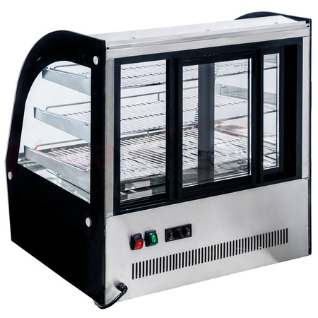Witryna chłodnicza nastawna Mega-M CLARA MINI S66 S-66 cm G-69 cm inox N