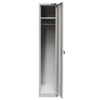 Szafka ubraniowa BHP Mega-M J-40 1 drzwiowa szara S-36 cm G-50 cm H-180 cm skręcana N