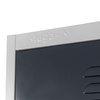 Szafa metalowa porządkowa Mega-M J-50/P szara/ grafitowy front S-50 cm G-50 cm H-180 cm skręcana N