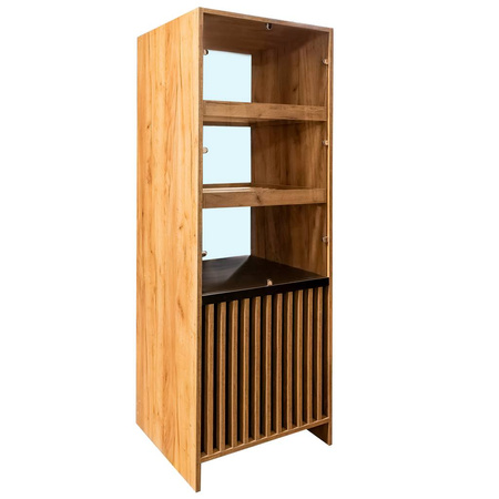 Regał piekarniczo-cukierniczy Mega-M H-180 cm L-60 cm G-60 cm dąb kraft