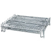 Pojemnik siatkowy Gitterbox S-125 cm G-104 cm H-98 cm oczko 5,5x11 cm składany z otwieranym bokiem ocynk N