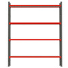 Regał magazynowy 4-półkowy Mega-M FORTIS H-240 cm L-267 cm G-50 cm moduł bazowy N
