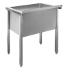 Basen gastronomiczny spawany jednokomorowy Mega-M 70x70x85 cm stal nierdzewna