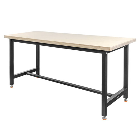 Stół warsztatowy Mega-M S-180 cm x G-75 cm x H-80 cm system 01 grafit N