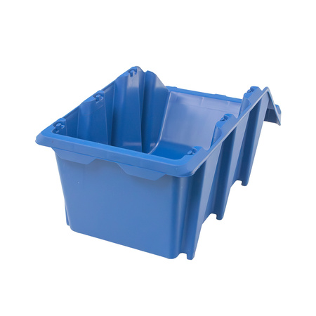 Pojemnik magazynowy kuweta warsztatowa Mega-M 26,5x42x16,8 cm plastikowy niebieski XL