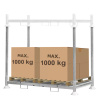 Manurack Duży Mega-M 202,5cm x 118cm x 31cm ocynk N